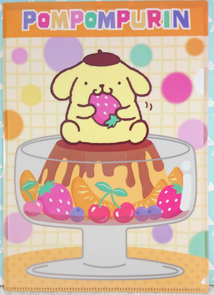 【震撼精品百貨】Pom Pom Purin 布丁狗~資料夾_水果*02801