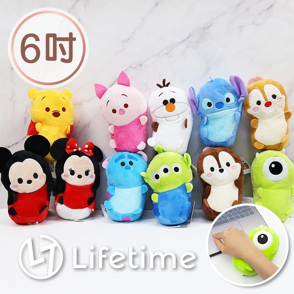 ﹝迪士尼手腕造型枕娃娃6吋﹞正版 絨毛娃娃 玩偶 手腕 TSUM 16cm〖LifeTime一生流行館〗