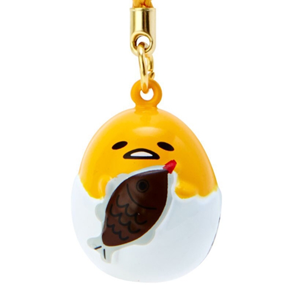 【震撼精品百貨】蛋黃哥Gudetama~三麗鷗蛋黃哥造型鈴鐺吊飾*76030