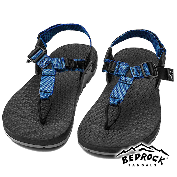 【BEDROCK】CAIRN 3D PRO II 越野運動夾腳涼鞋『海藍』CAIRN3DP 戶外.旅遊.健行.水陸鞋.綁帶涼鞋