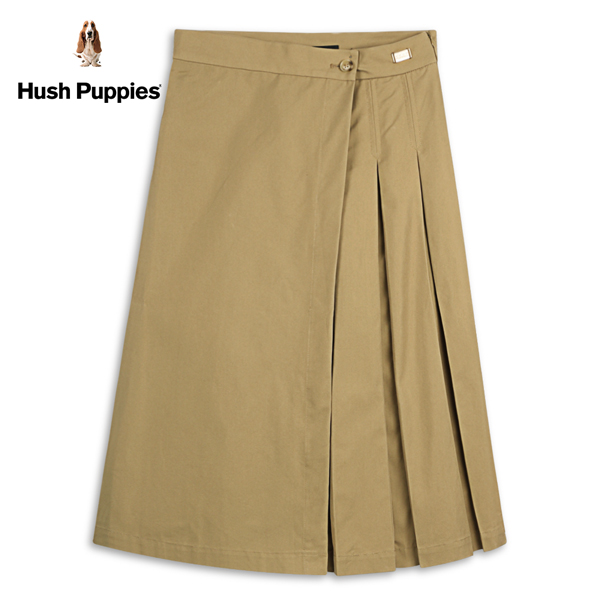 Hush Puppies 褲裙 女裝素色後鬆緊百褶寬褲裙 product thumbnail 2