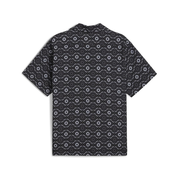 PUMA 短袖 流行系列 黑色 NEW PREP 幾何 復古 短袖 襯衫 中性 62787301 product thumbnail 6
