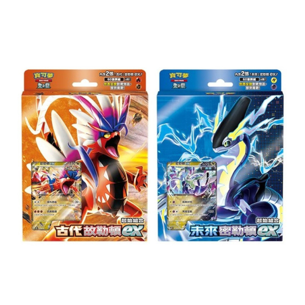 (限量)(日貨)POKEMON寶可夢集換式卡牌 朱&紫 起始組合 古代故勒頓ex+未來密勒頓ex product thumbnail 3