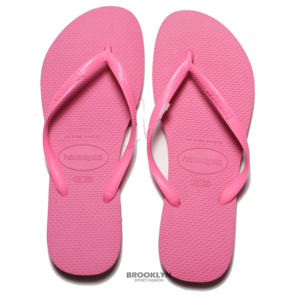 HAVAIANAS 哈瓦仕 人字拖 中性 基本款 粉色 拖鞋 女 (布魯克林) 40000300129W