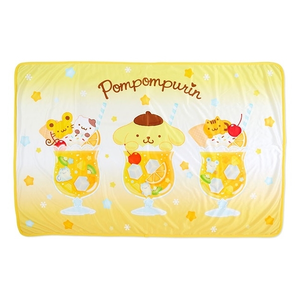 【震撼精品百貨】Pom Pom Purin 布丁狗~日本SANRIO三麗鷗 布丁狗涼感冷氣毯110x70cm(漂浮汽水)*54224