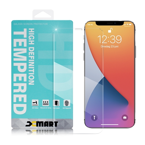 Xmart for iPhone 12 Mini 5.4吋 薄型 9H 玻璃保護貼-非滿版