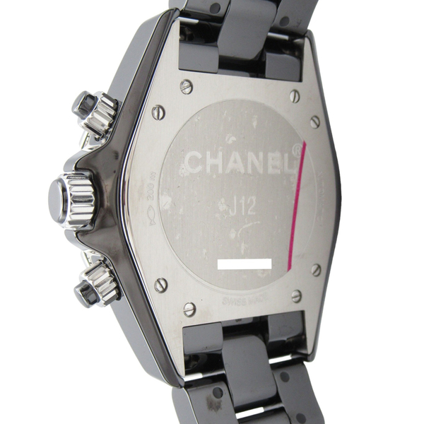 【二手名牌BRAND OFF】CHANEL 香奈兒 黑色 陶瓷 J12 Chronograph 自動上鍊 腕錶 H0940 product thumbnail 6