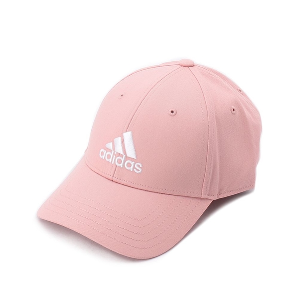 ADIDAS BBALL CAP COT 棒球帽 粉白 HD7235