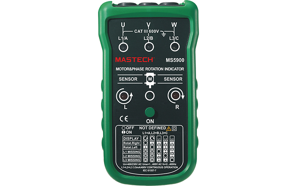 MASTECH 邁世 MS5900 非接觸相序計 TECPEL