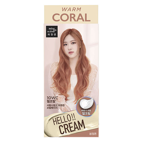 魅尚萱HELLOCREAM染髮霜珊瑚橘棕【愛買】 product thumbnail 2