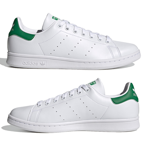 Adidas 休閒鞋 男鞋 女鞋 Stan Smith 情侶鞋 皮革 白藍/白綠【運動世界】FX5501/FX5502 product thumbnail 5