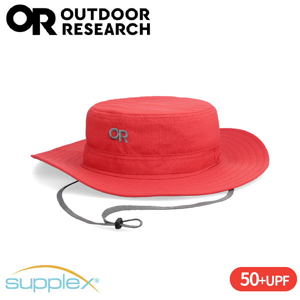【Outdoor Research 美國 Helios Sun 抗UV透氣中盤帽《月眸紅》】243458/抗紫外線防曬帽/圓盤帽