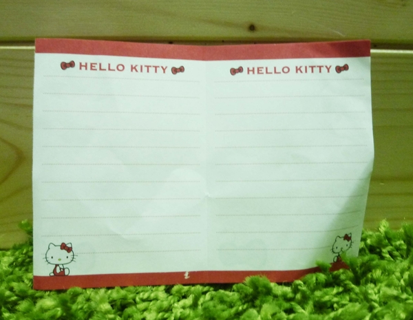 【震撼精品百貨】Hello Kitty 凱蒂貓~便條-蝴蝶結【共1款】 product thumbnail 2