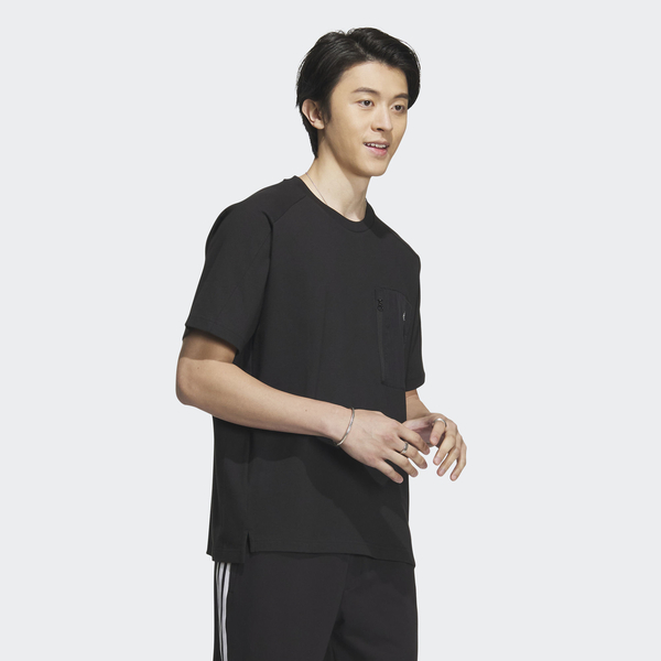 ADIDAS TECH 男機能短袖上衣 大口袋 黑 休閒衣 品牌服 百搭款 KAORCER IA8141 product thumbnail 5