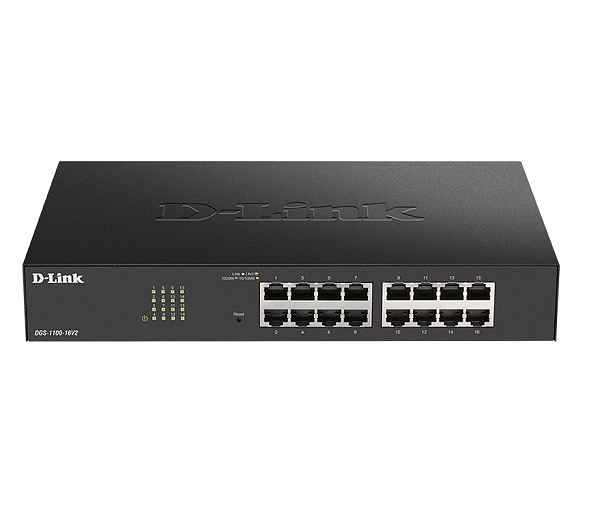 D-Link 友訊 DGS-1100-16V2 16埠 Layer2 Gigabit 簡易網管型交換器