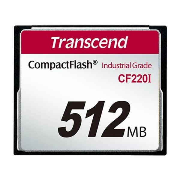 新風尚潮流  【TS512MCF220I】 創見 512MB 工業 工具機 用 CF 記憶卡 耐震 耐高溫 三年保固