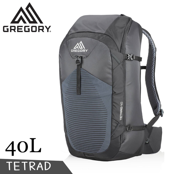 【GREGORY 美國 TETRAD 旅行背包《像素黑》40L】121118/雙肩背包/後背包/登山背包/自助旅行