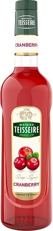 Teisseire 糖漿果露-蔓越莓風味 Cranberry 法國頂級天然糖漿 700ml-【良鎂咖啡精品館】