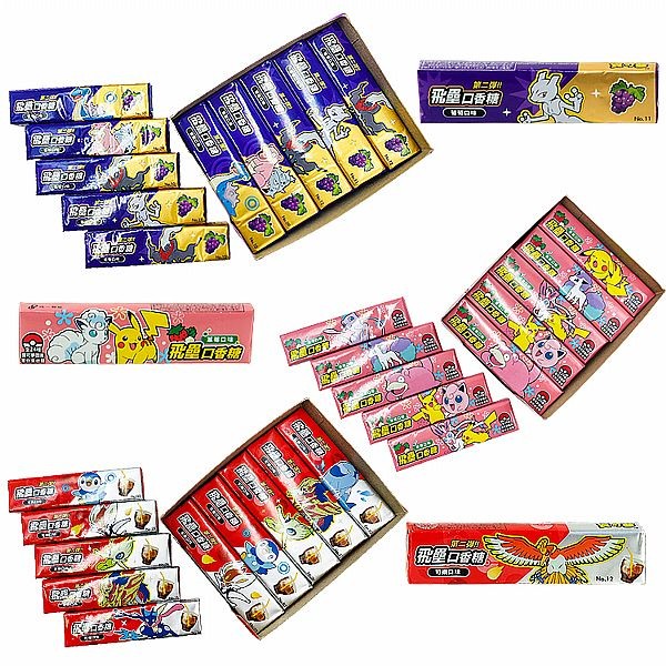 統一製菓 飛壘口香糖(1條入) 寶可夢系列 圖案隨機／口味可選【小三美日】 DS015343