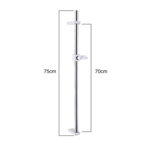 【麗室衛浴】高質感電鍍 前衛款升降淋浴滑桿(75CM)