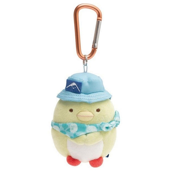 【震撼精品百貨】角落生物 Sumikko Gurashi~SAN-X~N絨毛鎖圈-河童*77074