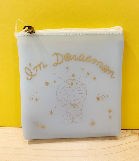 【震撼精品百貨】Doraemon_哆啦A夢~小叮噹透明零錢包-藍#02210 product thumbnail 2