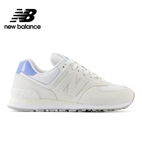 New Balance 女B楦復古鞋 米白藍 KAORACER WL5742BC