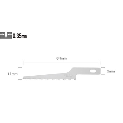 OLFA KB4-NS/3 專業模型鋸刀刀片 （日本包裝型號XB167B型） (NOD)