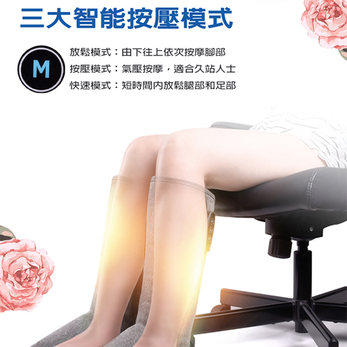 Concern康生 維娜斯-按摩美腿女神靴CM-717 3段氣壓 按壓放鬆溫熱【愛買】 product thumbnail 4