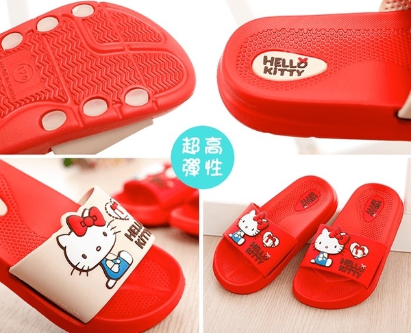 (e鞋院)HelloKittyQ軟萌萌兒童拖鞋 product thumbnail 5