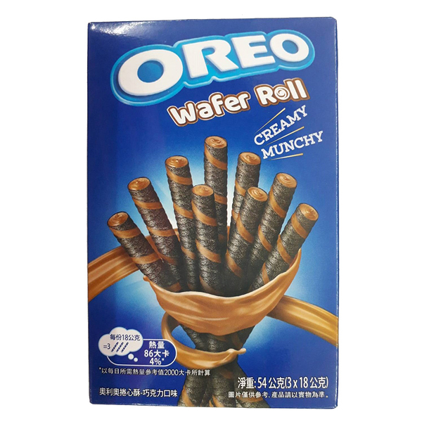 OREO 奧利奧 捲心酥-巧克力口味 54g 【康鄰超市】