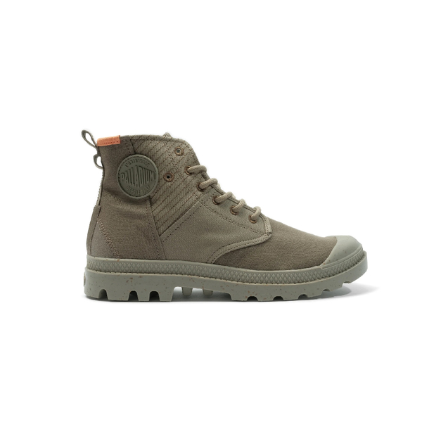 PALLADIUM PAMPA HI RE GENERATE 帆布 高筒 有機棉 休閒軍靴 79128-308 綠色