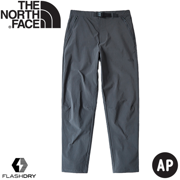 【The North Face 男 彈性快乾長褲《瀝灰》】46L1/休閒長褲/戶外/登山/運動長褲