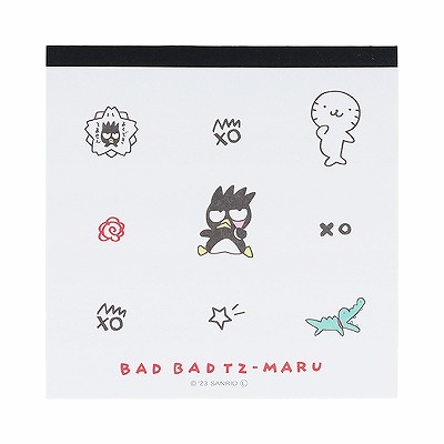 【震撼精品百貨】Bad Badtz-maru_酷企鵝~日本SANRIO三麗鷗 酷企鵝方型便條本-復古*72111