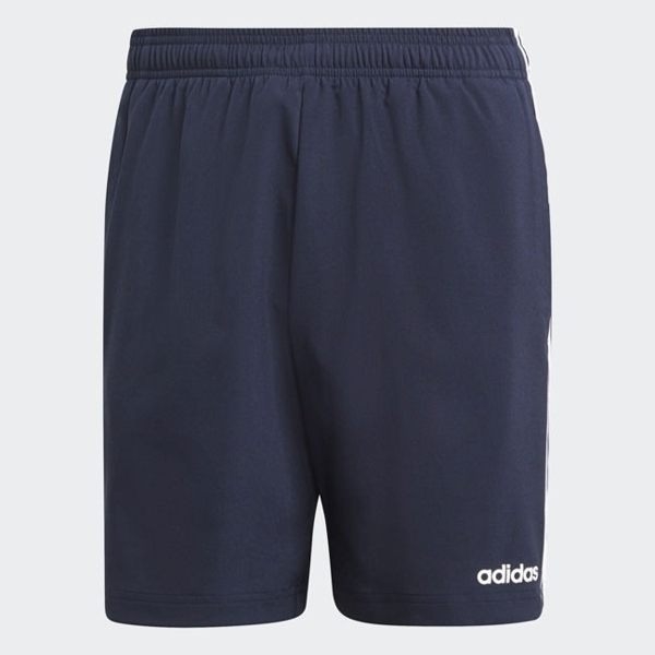 ADIDAS ESSENTIALS 3-STRIPES 男裝 短褲 休閒 慢跑 透氣 基本款 舒適 藍【運動世界】DU0501