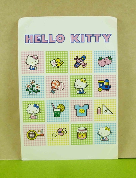 【震撼精品百貨】Hello Kitty 凱蒂貓~造型卡片-小格子
