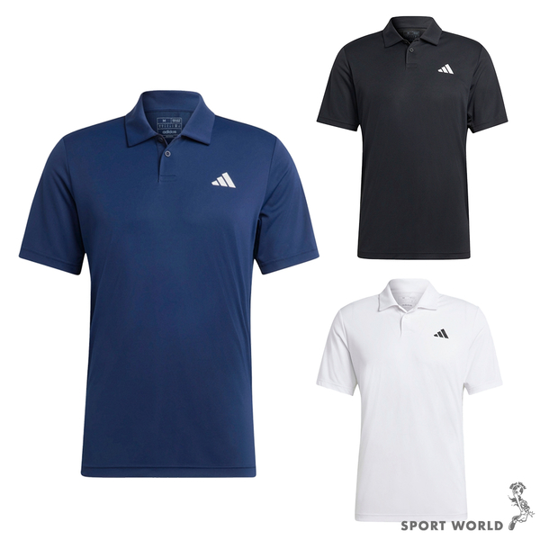 【下殺】Adidas 短袖上衣 男裝 Polo衫 網球 排汗 藍/黑/白【運動世界】HS3279/HS3278/HS3277