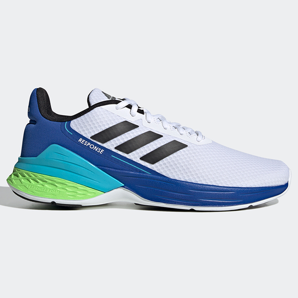 ADIDAS RESPONSE SR 男鞋 慢跑 休閒 避震 透氣 白 藍綠【運動世界】FX3789