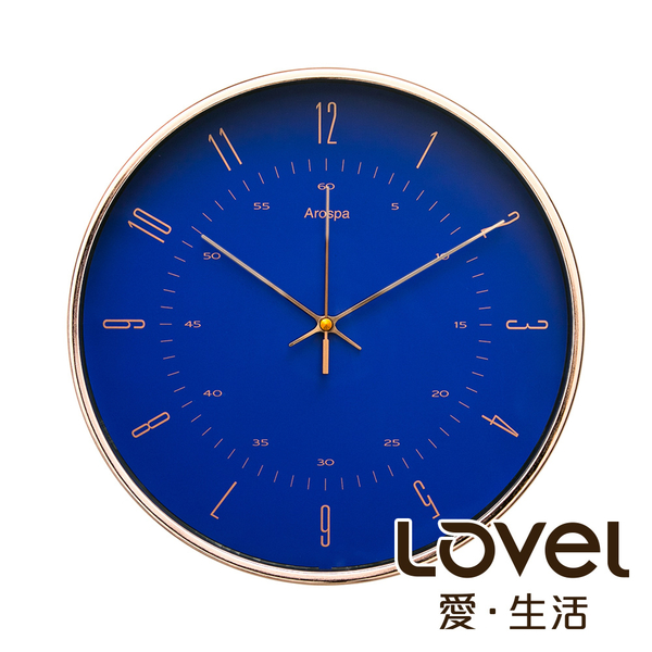 Lovel 30cm玫瑰金框靜音數字時鐘 - 共4款 product thumbnail 2