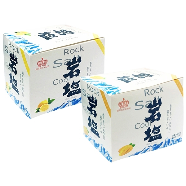 日日旺 岩鹽糖(20gx12入)盒裝 檸檬／芒果 款式可選【小三美日】