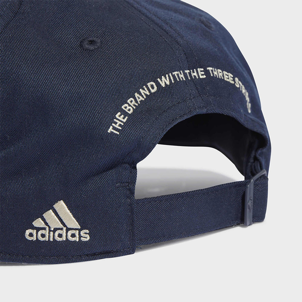 Adidas 帽子 老帽 單寧帽 刺繡Logo 藍/灰【運動世界】HT2041/IC9701 product thumbnail 6