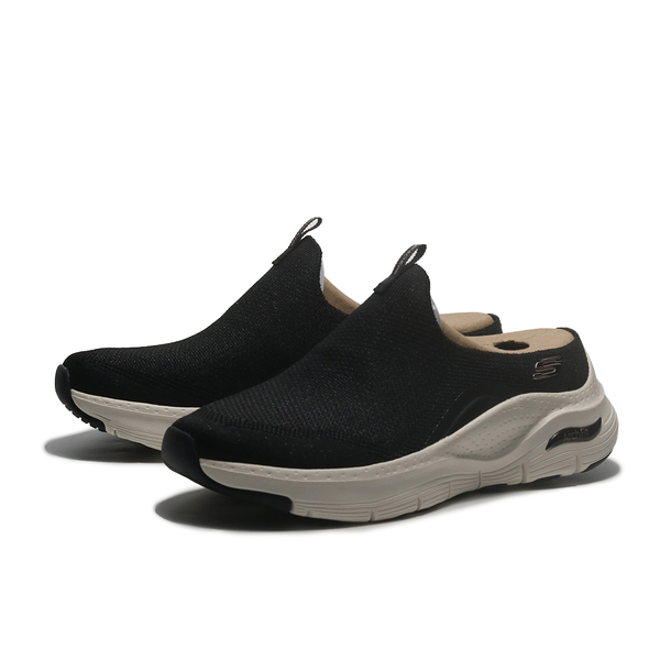 SKECHERS 休閒鞋 ARCH FIT 黑 懶人鞋 健走鞋 女 149774BKRG