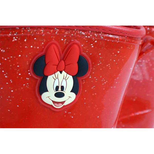 Disney 迪士尼 米妮 雨鞋 中童 童鞋 紅色 D122092 no103 product thumbnail 3