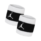 Nike 護腕 Jordan 白黑 男女款 毛巾布 彈性 吸濕排汗 【ACS】 J100430018-9OS