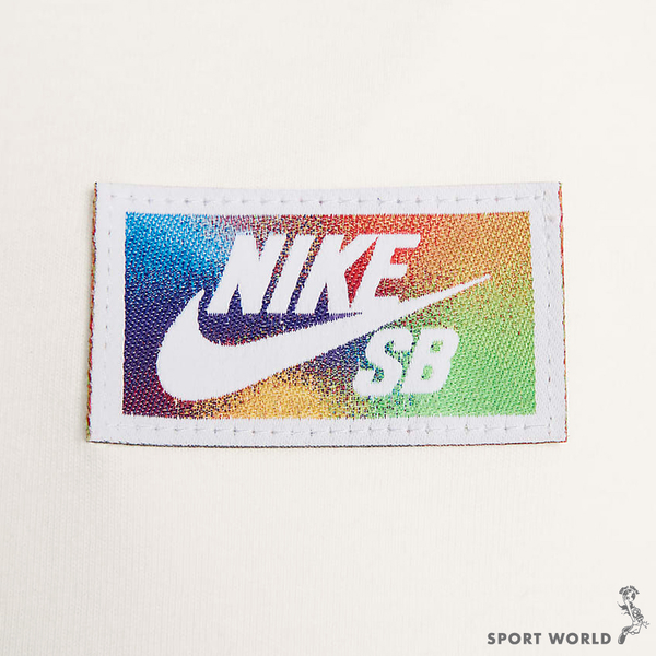 Nike 短袖上衣 男裝 女裝 寬鬆 純棉 SB 米白【運動世界】FV3502-133 product thumbnail 5