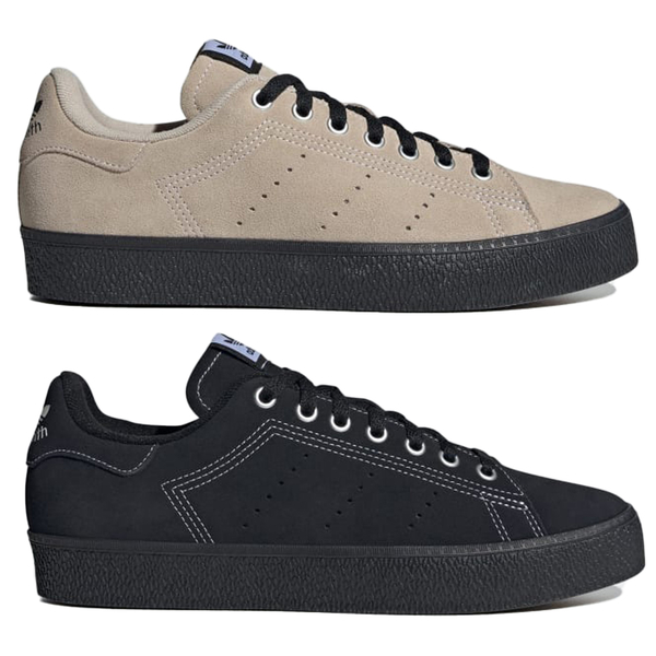 Adidas 男鞋 女鞋 休閒鞋 麂皮 STAN SMITH CS 卡其/黑【運動世界】ID2041/IF9934 product thumbnail 2