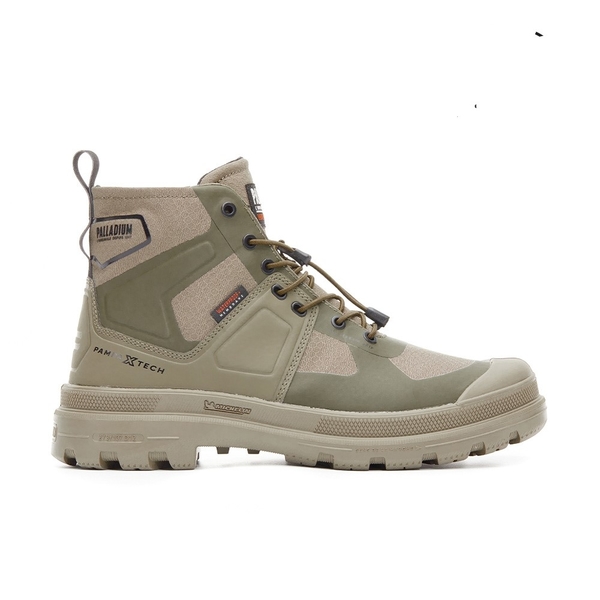 PALLADIUM PAMPA TECH EXP WP+ 快穿 米其林科技 聯名 橘標 防水靴 中性 74067308 綠 product thumbnail 2