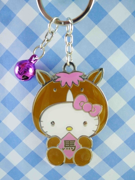 【震撼精品百貨】Hello Kitty 凱蒂貓~KITTY鑰匙圈-馬