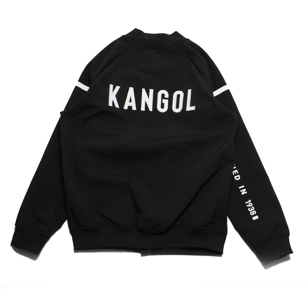 KANGOL 外套 黑白LOGO 刷毛 棒球外套 情侶 男女 6155142120 product thumbnail 7