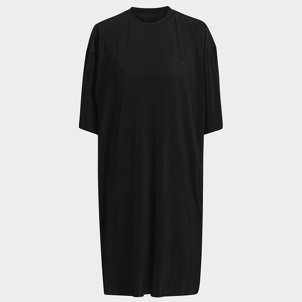 Adidas 女裝 連身裙 洋裝 寬鬆 垂墜 黑【運動世界】HF7549